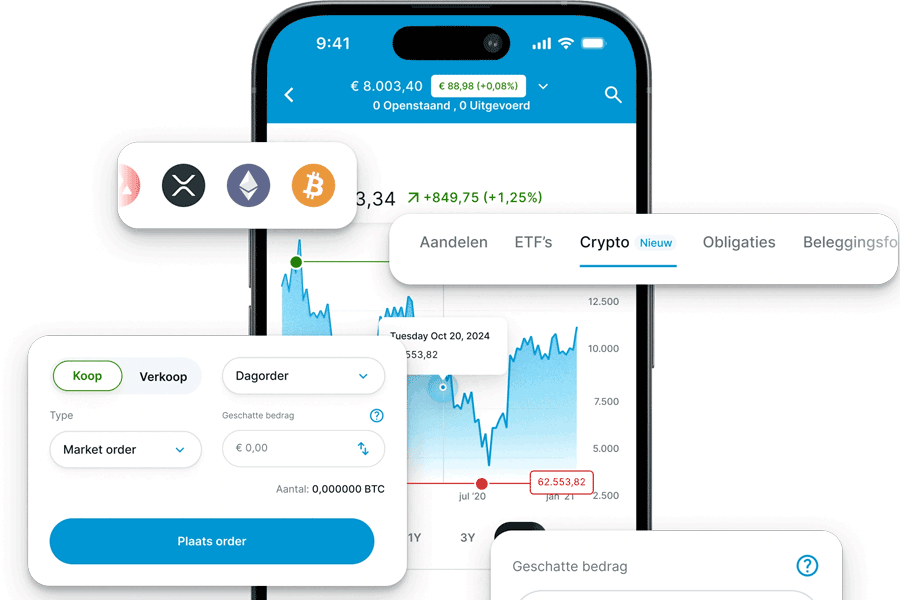 Beleggen in crypto via DEGIRO
