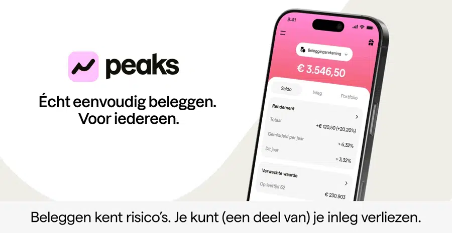 Peaks beleggingsapp: Laagdrempelig beleggen met jouw wisselgeld