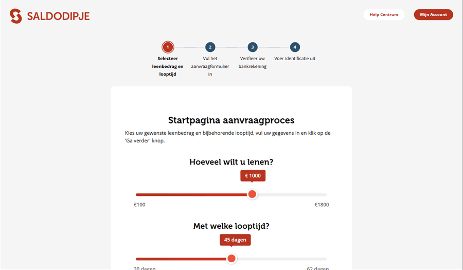 Hoe werkt Saldodipje? Het aanvraagproces stap voor stap Hoe werkt Saldodipje? Het aanvraagproces stap voor stap