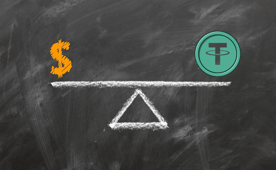 USDT is een stablecoin en gekoppeld aan de Dollar USDT is een stablecoin en gekoppeld aan de Dollar