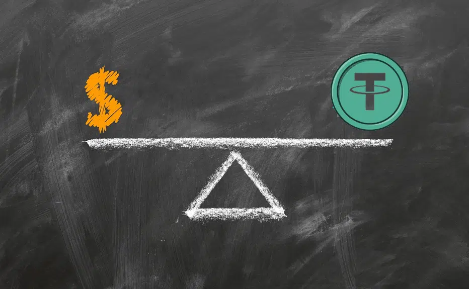 USDT is een stablecoin en gekoppeld aan de Dollar USDT is een stablecoin en gekoppeld aan de Dollar