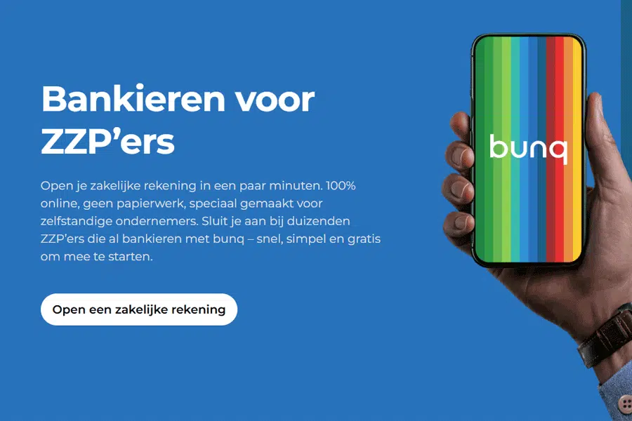 Bunq voor ZZP'ers en eenmanszaken Bunq voor ZZP'ers en eenmanszaken