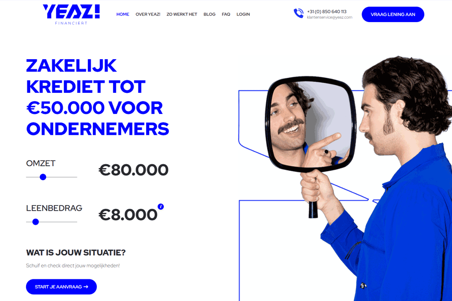 YEAZ! review: flexibel zakelijk krediet met een prijskaartje YEAZ! review: flexibel zakelijk krediet met een prijskaartje