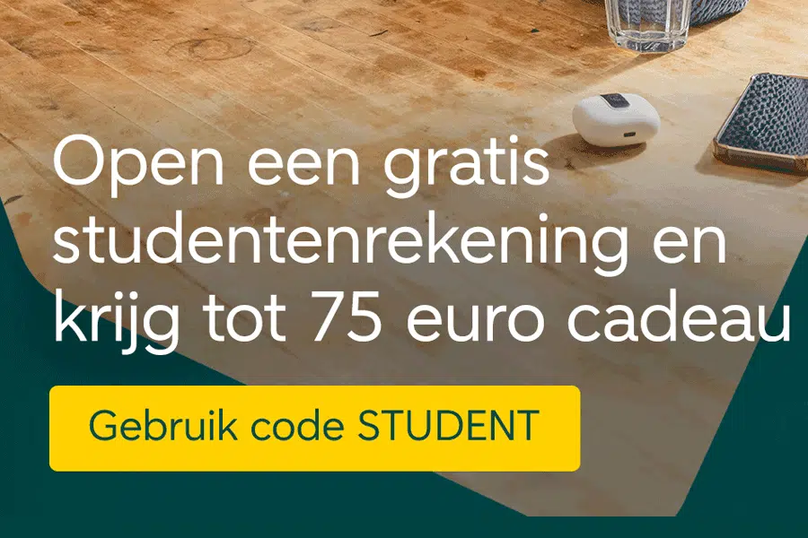Open een gratis Studentenrekening bij ABN AMRO en krijg tot €75 cadeau Open een gratis Studentenrekening bij ABN AMRO en krijg tot €75 cadeau