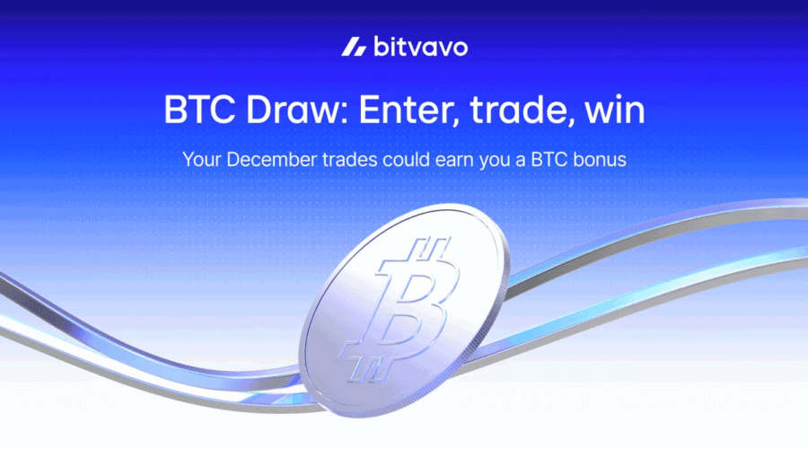 Bitvavo BTC Draw December 2025 - win een deel van 1 Bitcoin