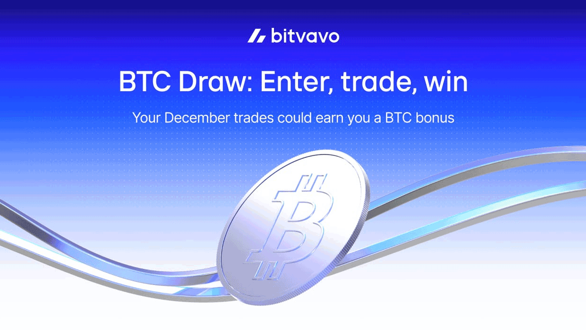 Bitvavo BTC Draw December 2025 - win een deel van 1 Bitcoin