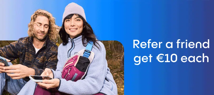 Voorbeeld: de Coinmerce Referral week - ontvang €10 gratis per vriend Voorbeeld: de Coinmerce Referral week - ontvang €10 gratis per vriend