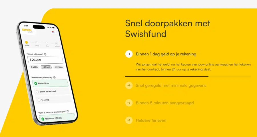 Hoe werkt een lening aanvragen bij Swishfund? Hoe werkt een lening aanvragen bij Swishfund?