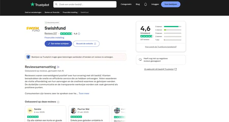 Swishfund ervaringen: wat zeggen klanten? Swishfund ervaringen: wat zeggen klanten?