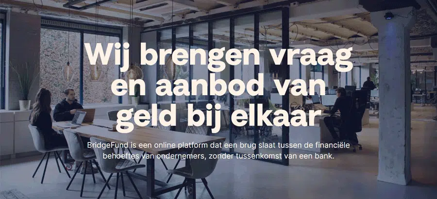BridgeFund - een brug tussen de financiële behoeftes van ondernemers en beschikbare financiering BridgeFund - een brug tussen de financiële behoeftes van ondernemers en beschikbare financiering