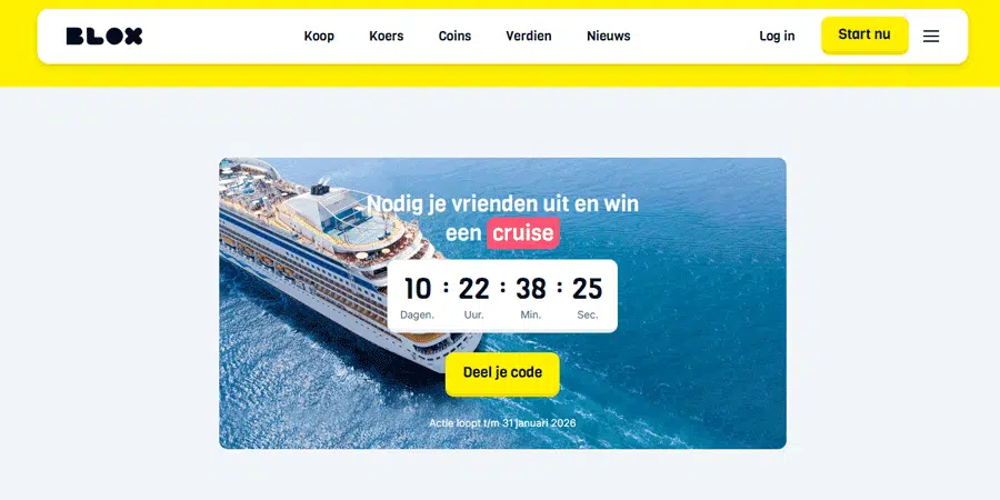 Win een luxe cruise voor twee personen Win een luxe cruise voor twee personen