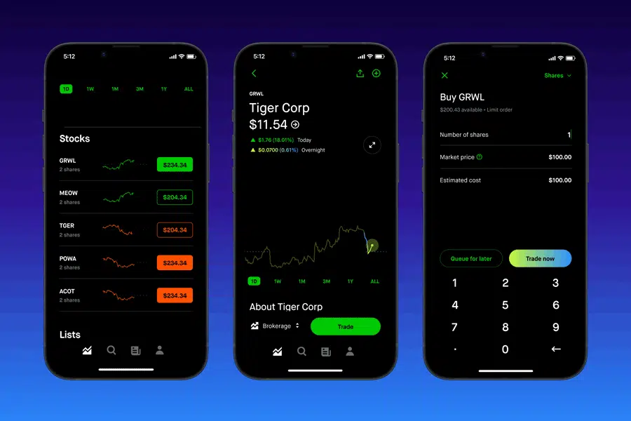 Robinhood - commissievrij handelen in duizenden Amerikaanse aandelen en ETF's Robinhood - commissievrij handelen in duizenden Amerikaanse aandelen en ETF's