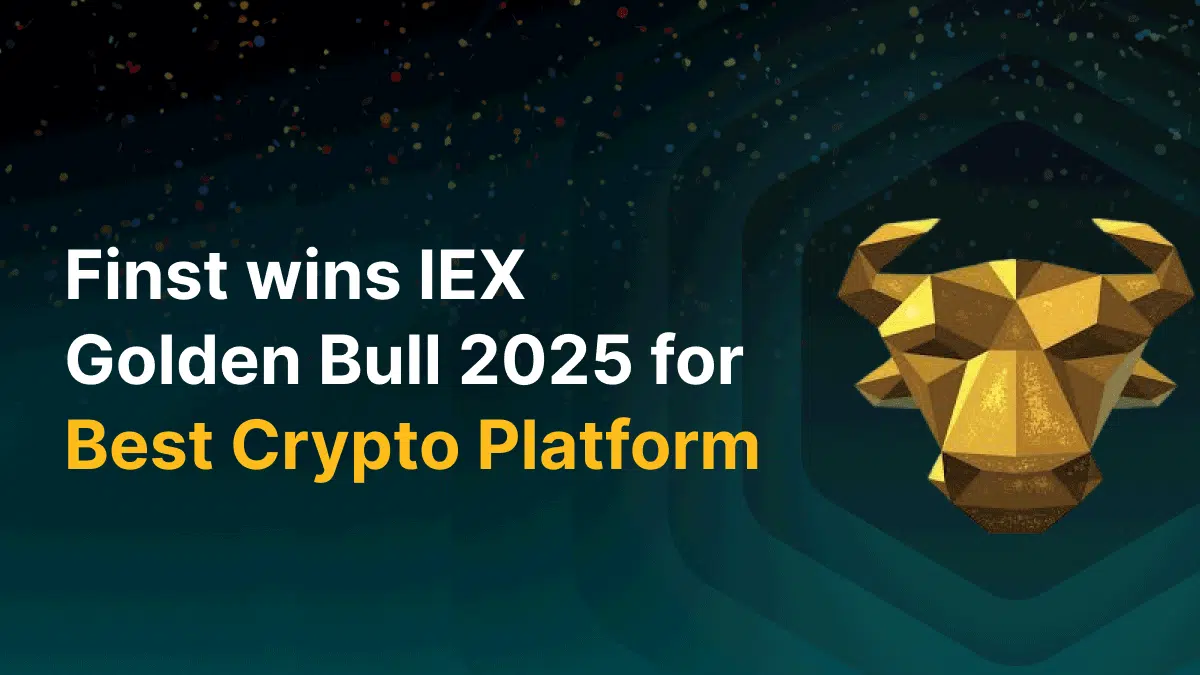 Finst wint IEX Gouden Stier voor Beste Crypto Platform 2025