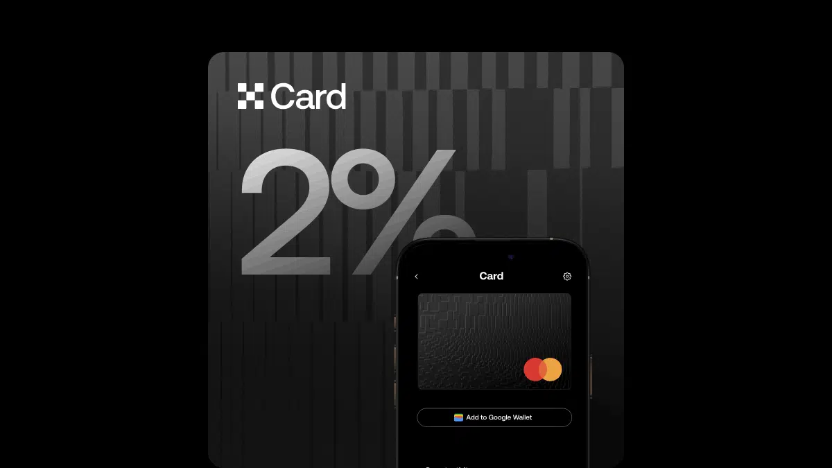 OKX Cashback- verdien tot 2% cashback op je dagelijkse uitgaven met de OKX Crypto Card