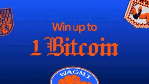Bitvavo WK-actie - win WAGMI-merch of tot 1 Bitcoin