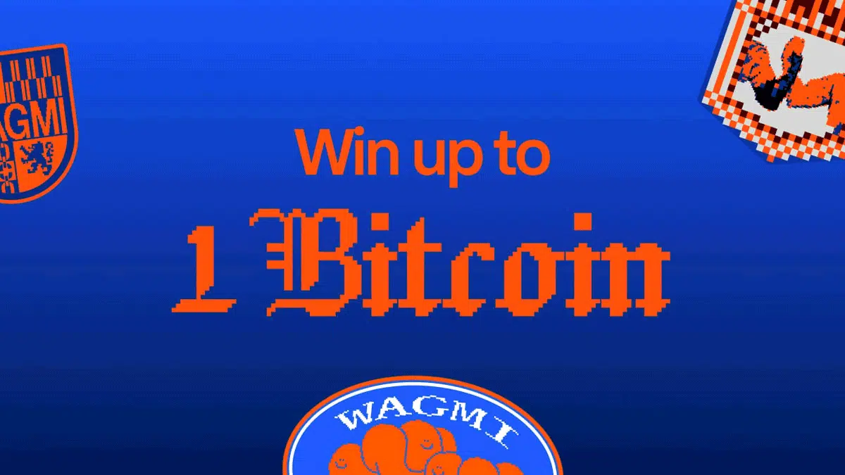Bitvavo WK-actie - win WAGMI-merch of tot 1 Bitcoin