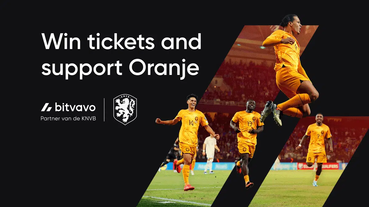 Win tickets voor Nederland – Duitsland met de nieuwe Bitvavo-actie